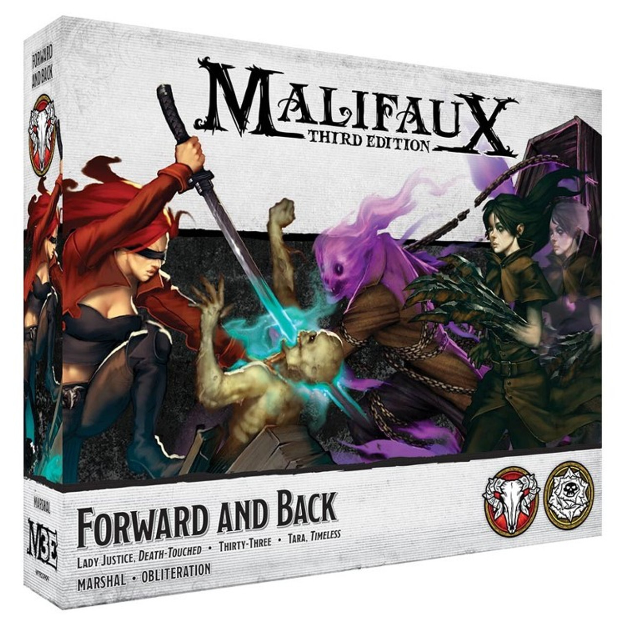 Миниатюра Malifaux 3E: Forward and Back 
Миниатюра Malifaux 3E: Forward and Back