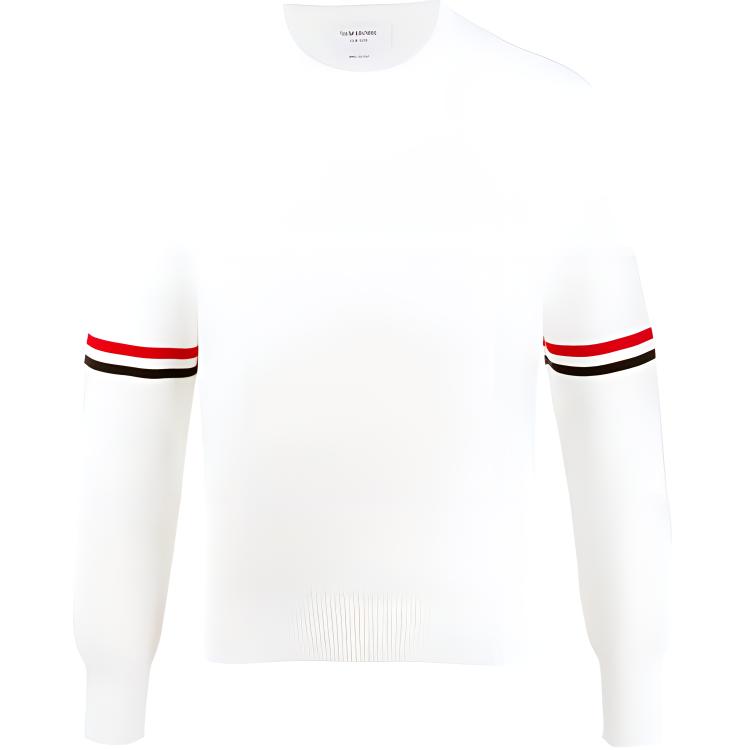 Полосатый вязаный джемпер Rwb THOM BROWNE, белый
Полосатый вязаный джемпер Rwb THOM BROWNE, белый