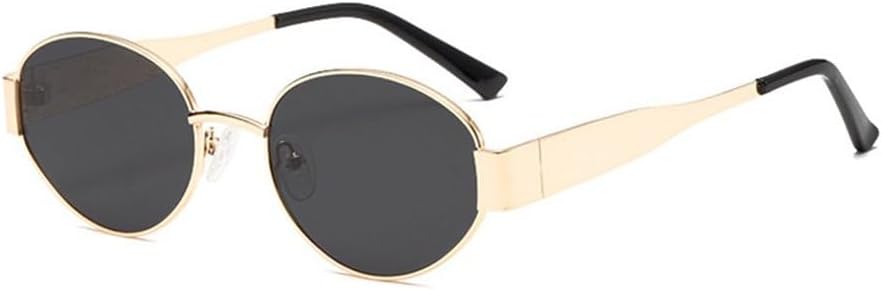 Ретро маленькие овальные солнцезащитные очки для мужчин и женщин, роскошные металлические круглые солнцезащитные очки для мужчин, классические повседневные очки для вождения GHVWYX, Gold Black
Ретро маленькие овальные солнцезащитные очки для мужчин и женщин, роскошные металлические круглые солнцезащитные очки для мужчин, классические повседневные очки для вождения GHVWYX, Gold Black