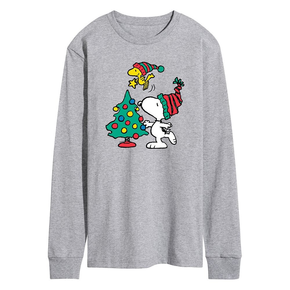 Мужская футболка с длинными рукавами и рисунком Peanuts Snoopy & Woodstock Tree Licensed Character, цвет Heather Gray
Мужская футболка с длинными рукавами и рисунком Peanuts Snoopy & Woodstock Tree Licensed Character, цвет Heather Gray