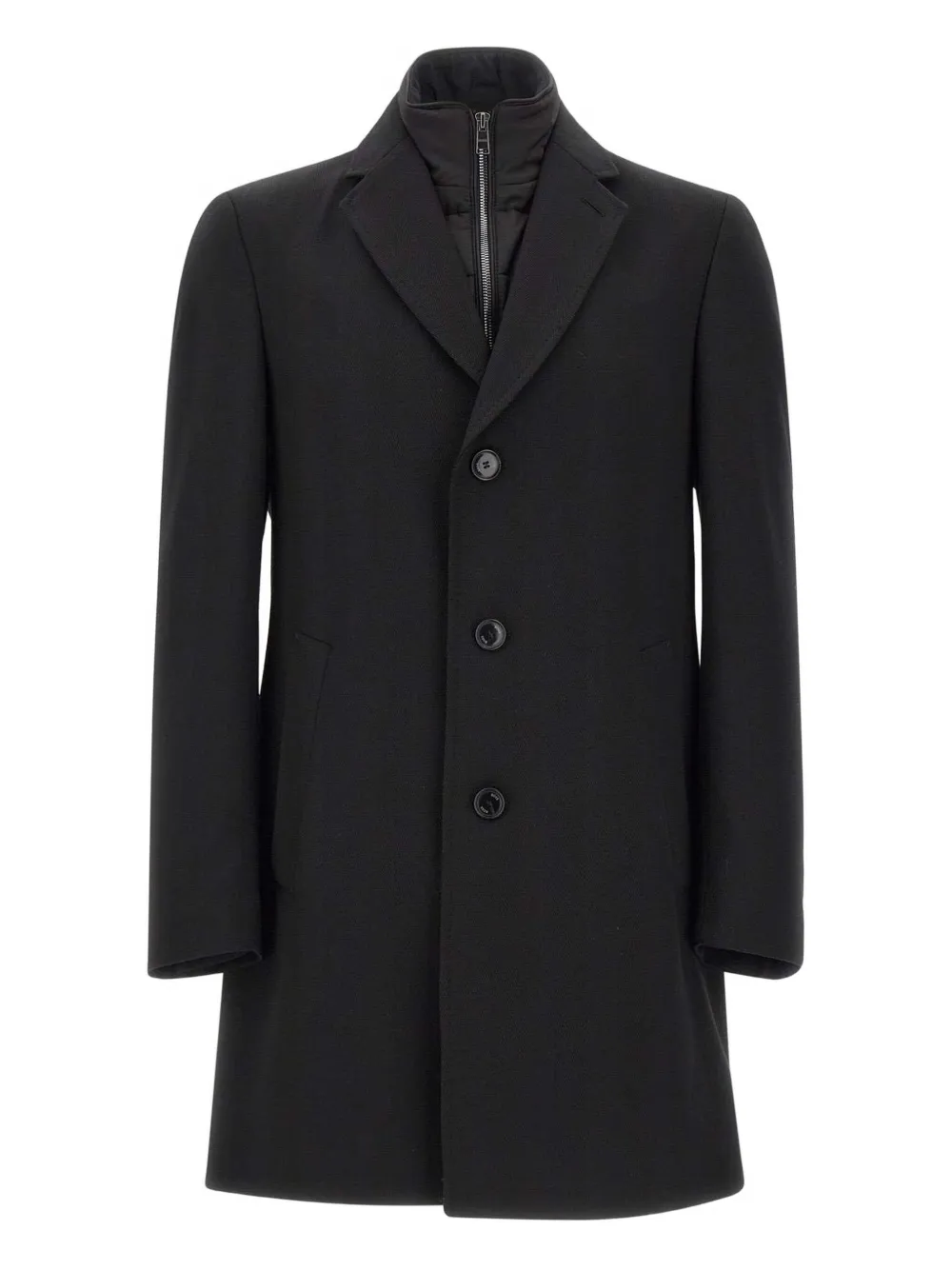 Однобортное пальто Boss, черный
Однобортное пальто Boss, черный