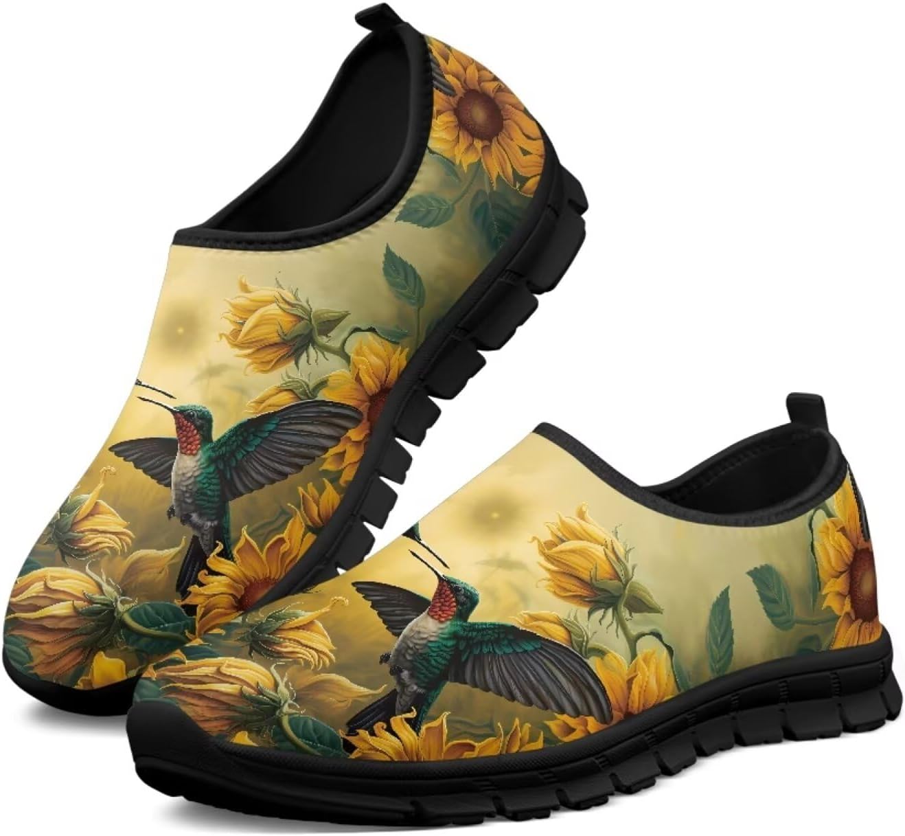 Кроссовки-лоферы унисекс с верхом из сетки Estailounic, Hummingbird Retro Sunflower
Кроссовки-лоферы унисекс с верхом из сетки Estailounic, Hummingbird Retro Sunflower