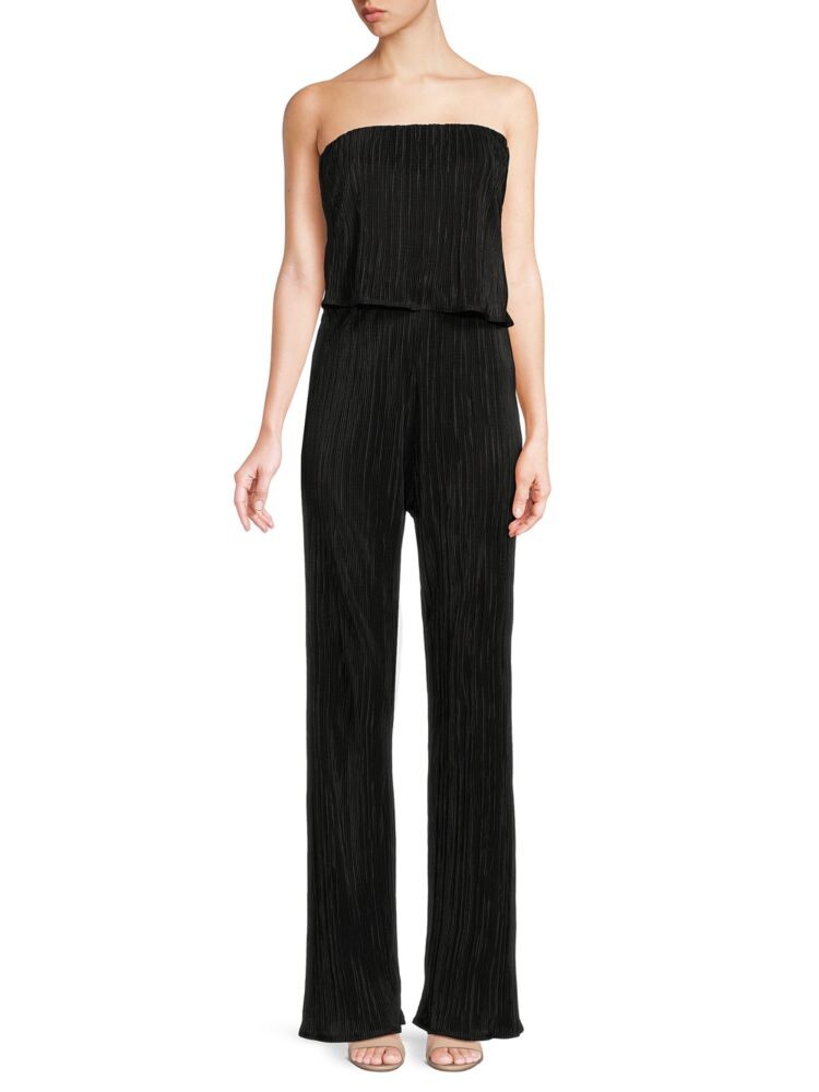 Плиссированный комбинезон без бретелек с широкими штанинами Renee C., черный
Плиссированный комбинезон без бретелек с широкими штанинами Renee C., черный