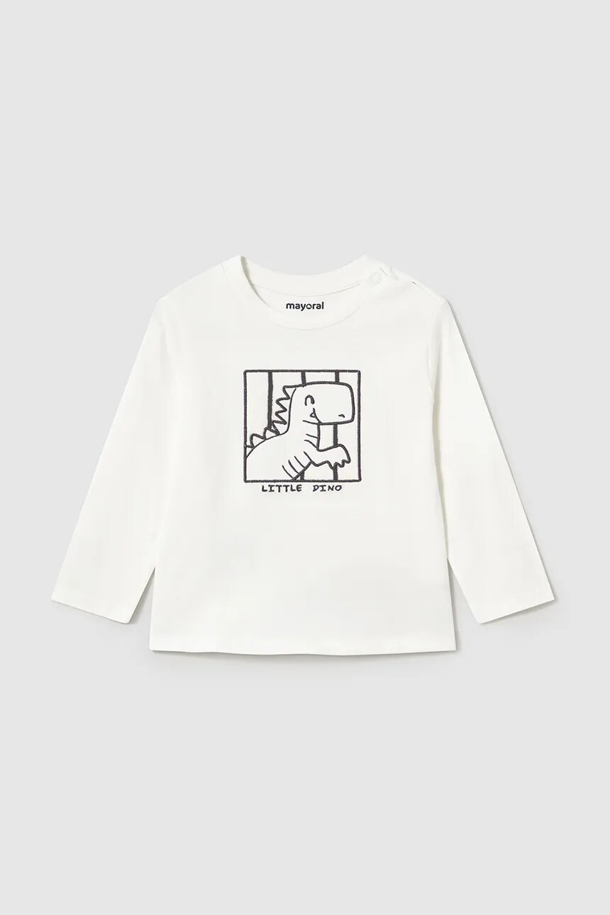 Детский хлопковый длинный рукав Mayoral, бежевый 
Детский хлопковый длинный рукав Mayoral, бежевый