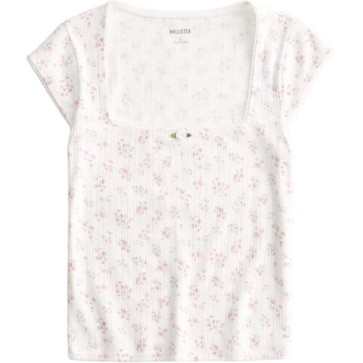 Футболка Regular женская Hollister, айвори
Футболка Regular женская Hollister, айвори