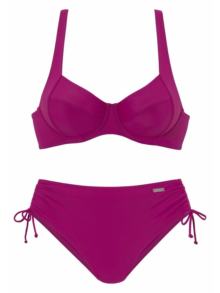 Комплект бикини LASCANA, фуксия
Комплект бикини LASCANA, фуксия