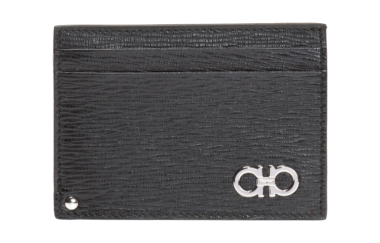 Ferragamo Женский кардхолдер из телячьей кожи черный 
Ferragamo Женский кардхолдер из телячьей кожи черный