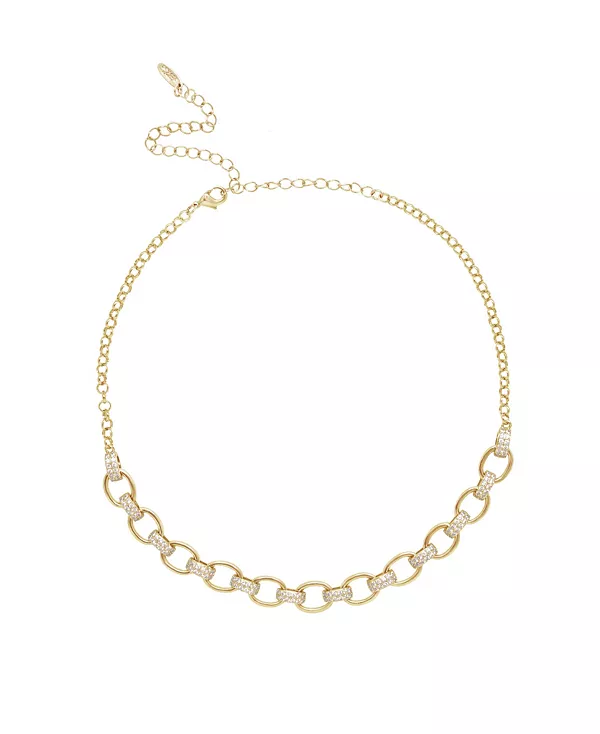 Женское ожерелье из цепочек с заряженными кристаллами и 18-каратным золотом Ettika, gold
Женское ожерелье из цепочек с заряженными кристаллами и 18-каратным золотом Ettika, gold