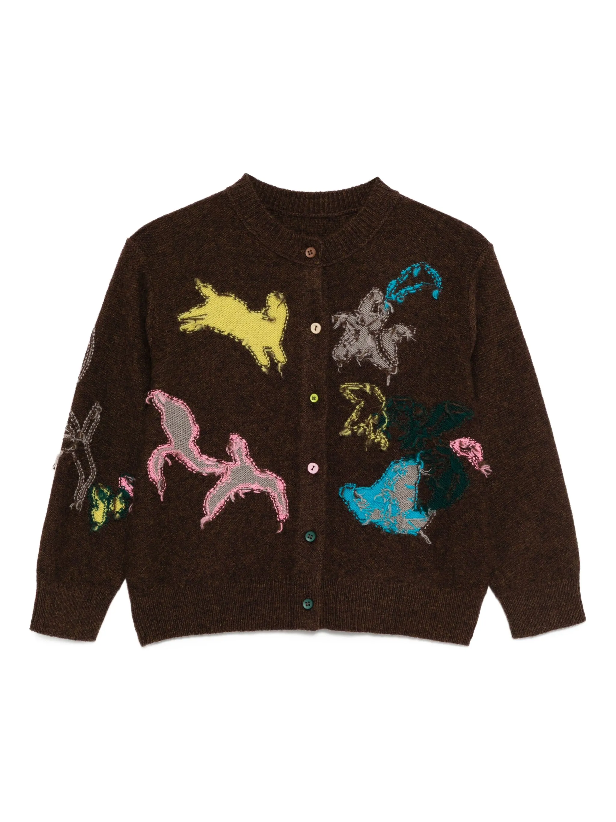 Шерстяной кардиган Jnby By Jnby, коричневый
Шерстяной кардиган Jnby By Jnby, коричневый