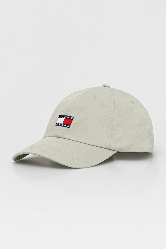 Хлопковая кепка с козырьком Tommy Jeans, зеленый
Хлопковая кепка с козырьком Tommy Jeans, зеленый