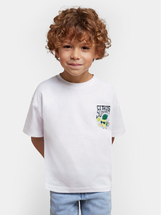 Футболка стандартного кроя Mayoral, белый 
Футболка стандартного кроя Mayoral, белый