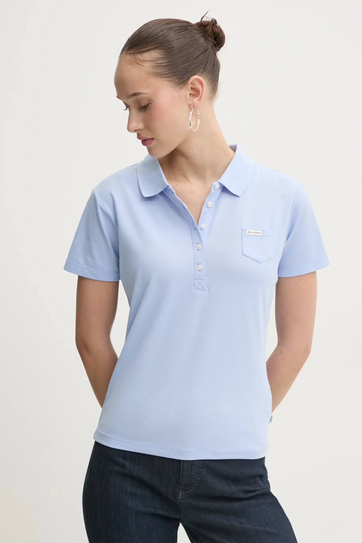 Поло Guess Jeans, синий
Поло Guess Jeans, синий