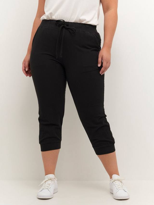 Брюки нана капри KAFFE Curve, глубокий черный
Брюки нана капри KAFFE Curve, глубокий черный