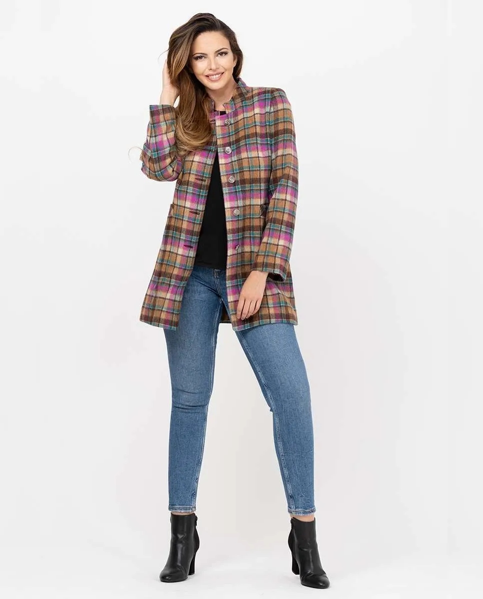 Женское пальто с воротником-стойкой и застежкой на пуговицы Fsh, коричневый/оранжевый
Женское пальто с воротником-стойкой и застежкой на пуговицы Fsh, коричневый/оранжевый