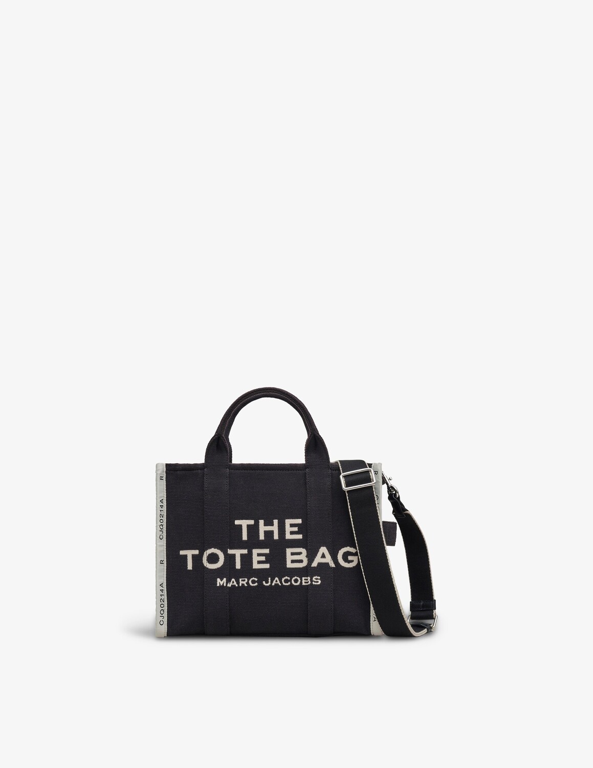 Жаккардовая сумка-тоут среднего размера Marc Jacobs, черный 
Жаккардовая сумка-тоут среднего размера Marc Jacobs, черный