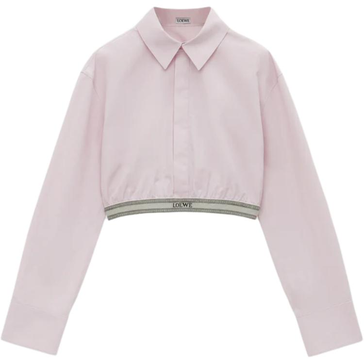 Укороченная рубашка с длинным рукавом LOEWE, розовый
Укороченная рубашка с длинным рукавом LOEWE, розовый
