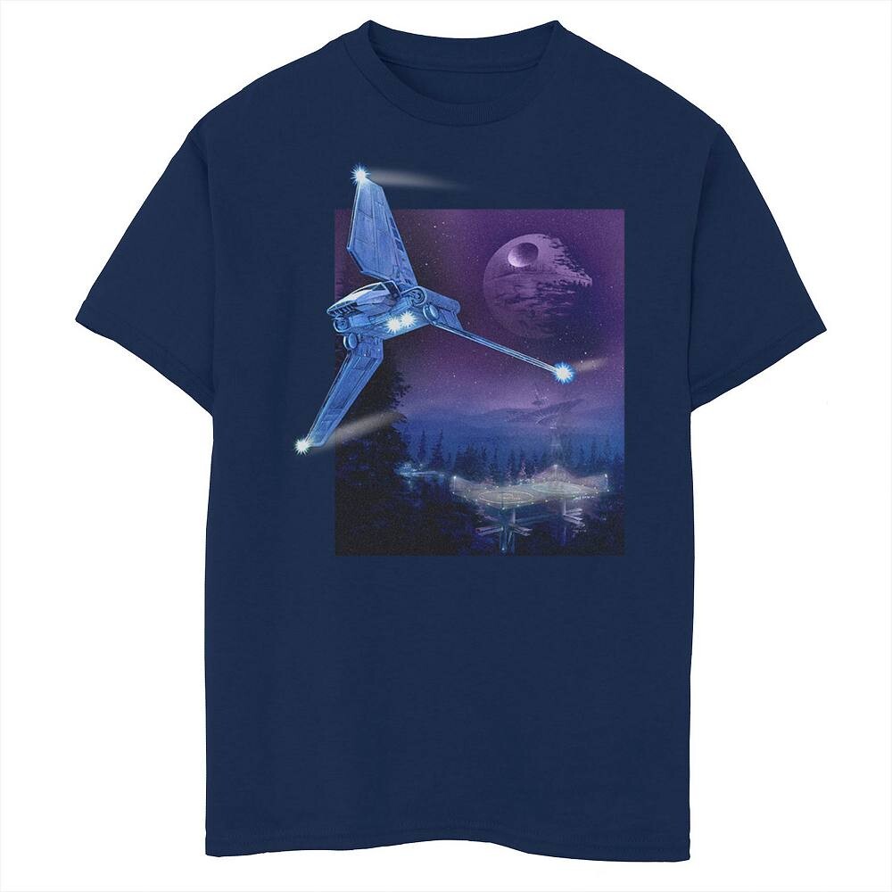 Футболка с рисунком «Шаттл Хаски» T-4A для мальчиков 8–20 лет «Звездные войны» класса «Лямбда» Licensed Character, темно-синий
Футболка с рисунком «Шаттл Хаски» T-4A для мальчиков 8–20 лет «Звездные войны» класса «Лямбда» Licensed Character, темно-синий