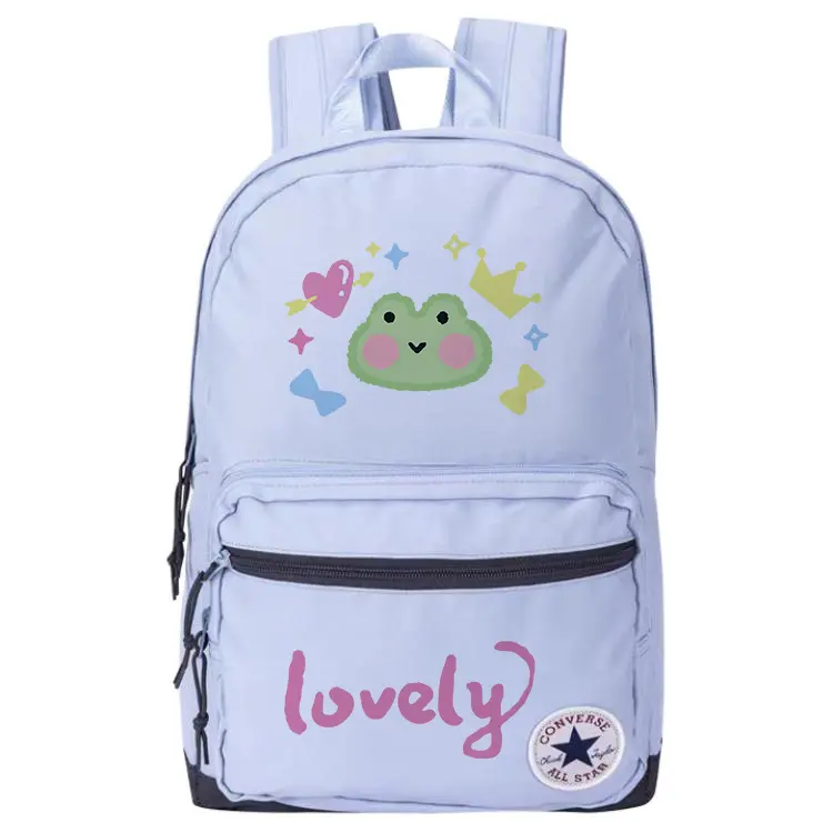 Converse Полиэстеровый рюкзак среднего размера светло-дымчатый голубой, Frog
Converse Полиэстеровый рюкзак среднего размера светло-дымчатый голубой, Frog