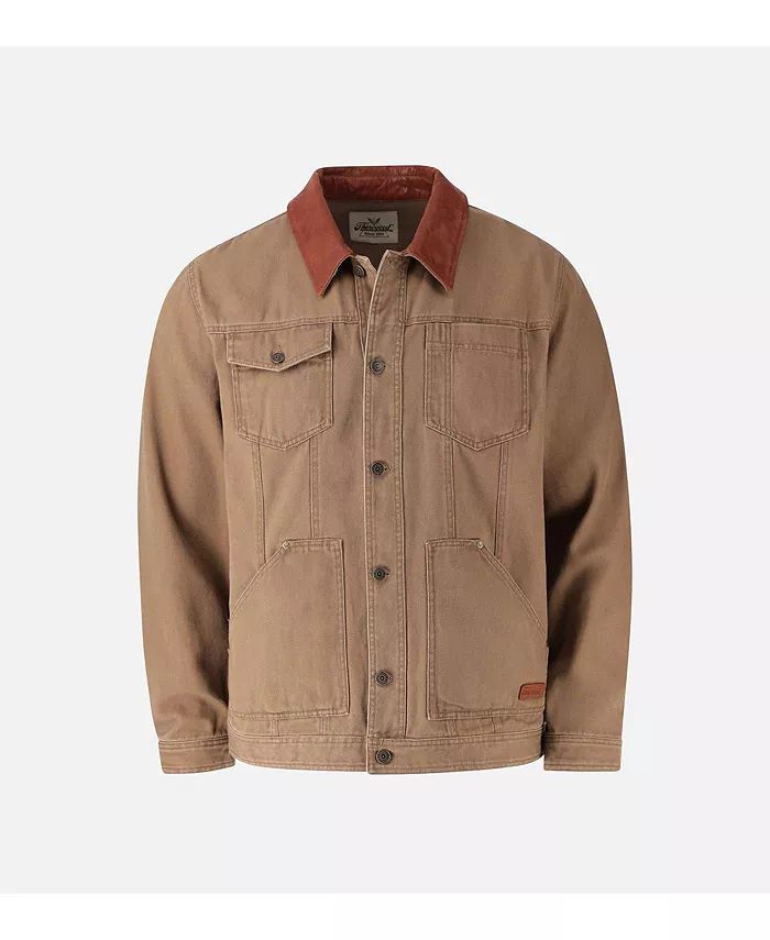 Мужская джинсовая куртка в стиле Trucker с эффектом "stone wash" Thorogood, коричневый/бежевый
Мужская джинсовая куртка в стиле Trucker с эффектом "stone wash" Thorogood, коричневый/бежевый