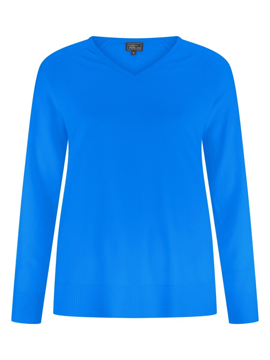 Базовый свитер CASH-MERE.CH Sweater, синий 
Базовый свитер CASH-MERE.CH Sweater, синий