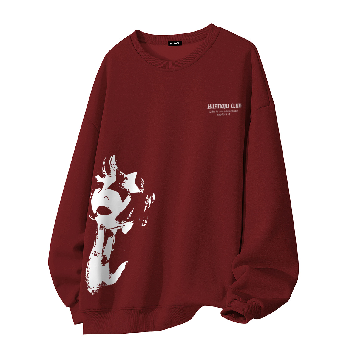 Свитшот Unisex Crew Neck Moderate Heavyweight HUANQIU, burgundy
Свитшот Unisex Crew Neck Moderate Heavyweight HUANQIU, burgundy