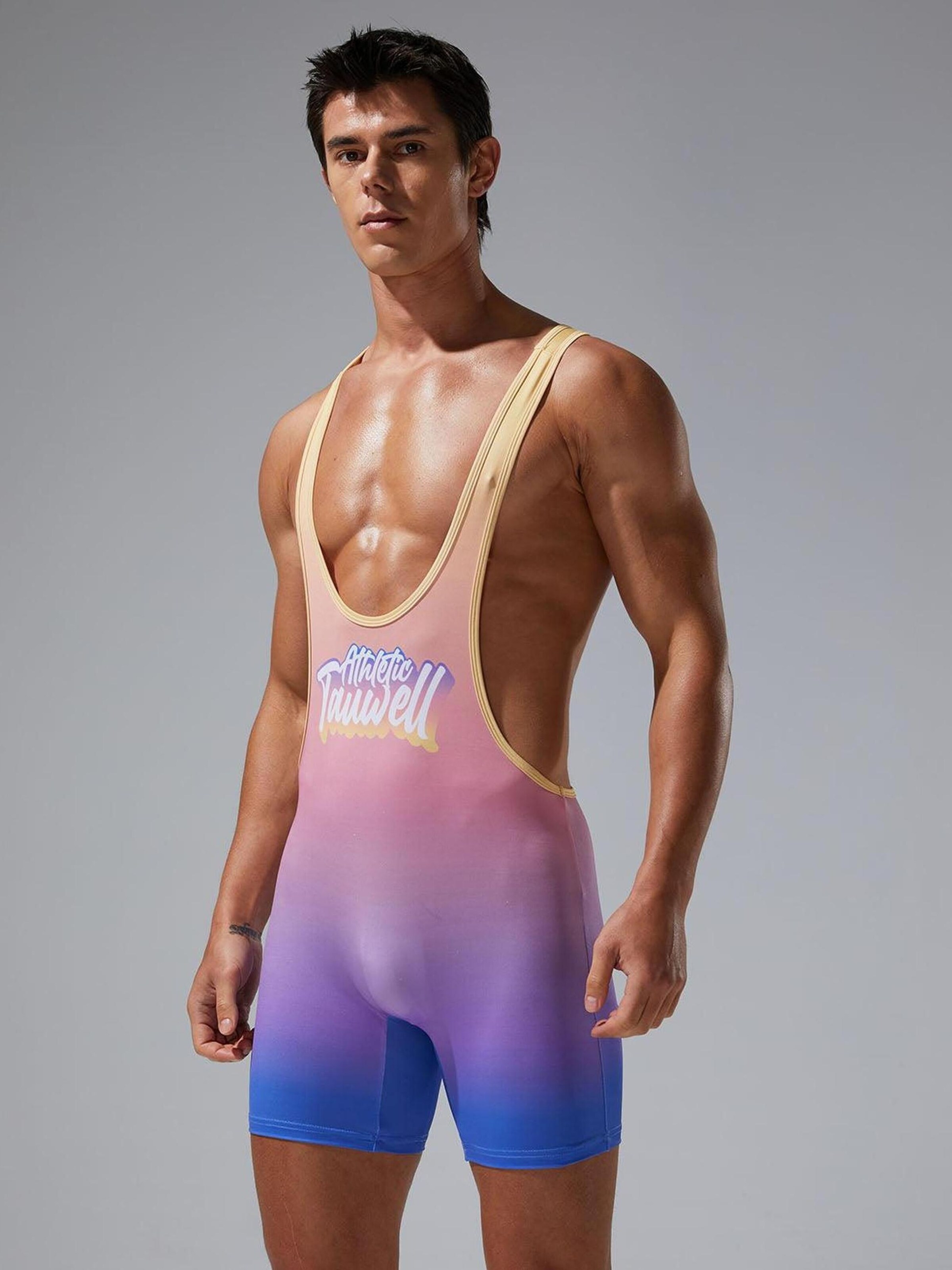 TAUWELL Спортивное белье 'Fitness Wrestling' в фиолетовом цвете
TAUWELL Спортивное белье 'Fitness Wrestling' в фиолетовом цвете