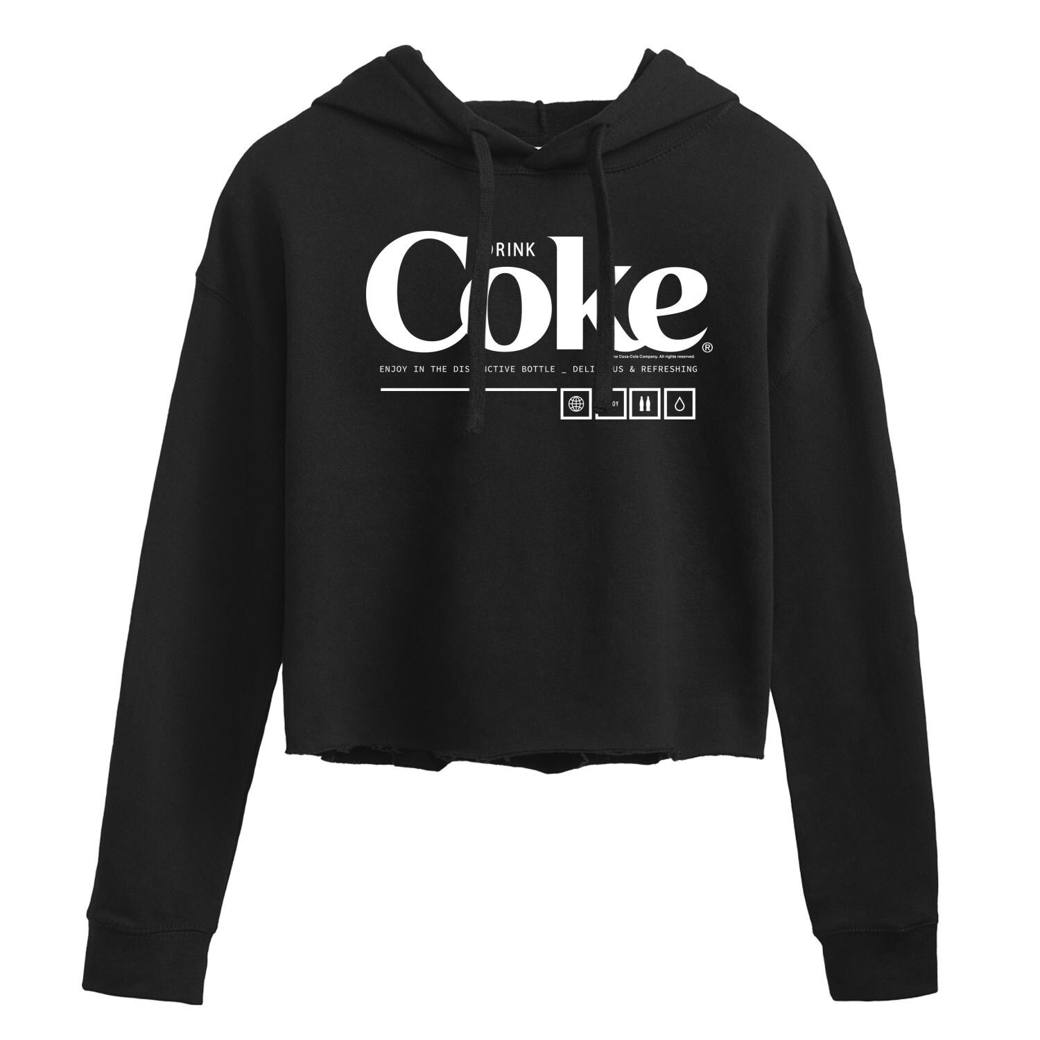 Укороченная толстовка с рисунком Coca-Cola Drink Coke для юниоров Licensed Character 
Укороченная толстовка с рисунком Coca-Cola Drink Coke для юниоров Licensed Character