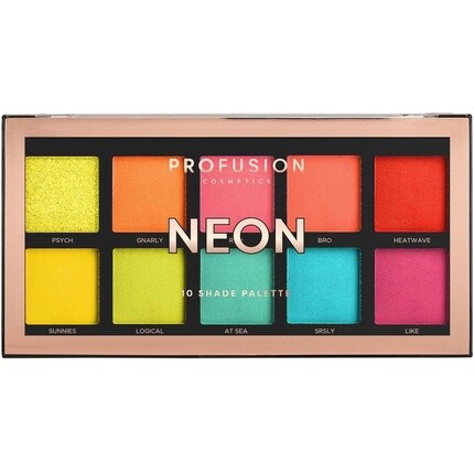 Палитра Neon 10 оттенков Multicolor 1 шт. Profusion Cosmetics
Палитра Neon 10 оттенков Multicolor 1 шт. Profusion Cosmetics