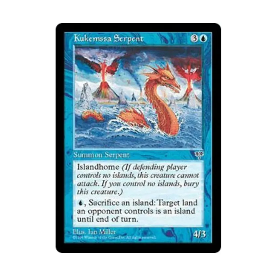 CCG Змей Кукемса (C), MTG - Mirage
CCG Змей Кукемса (C), MTG - Mirage