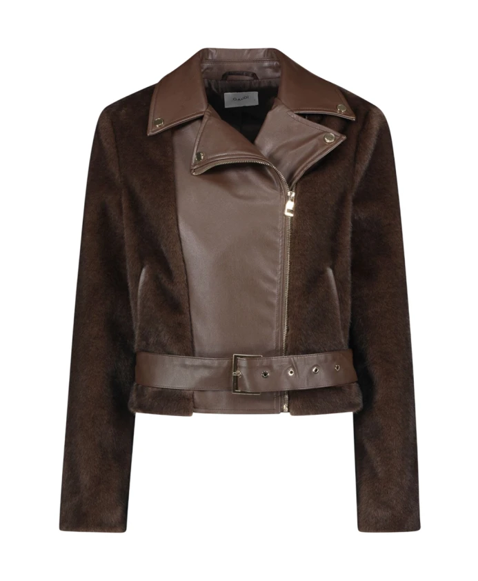 Укороченная куртка из искусственной кожи Gaudi, коричневый
Укороченная куртка из искусственной кожи Gaudi, коричневый