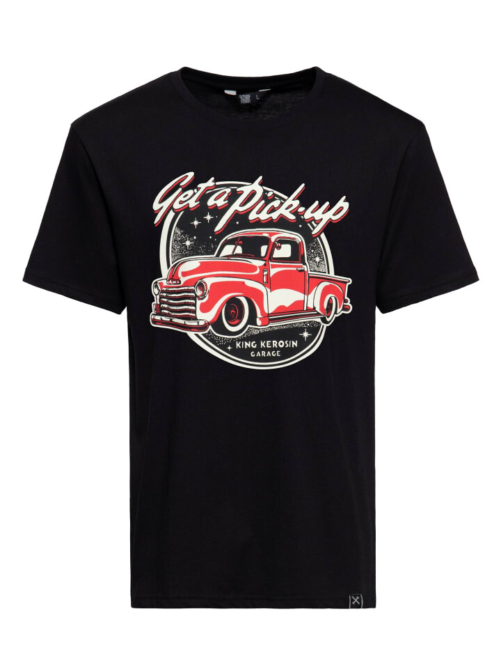 Футболка King Kerosin Get A Pick Up, черный
Футболка King Kerosin Get A Pick Up, черный
