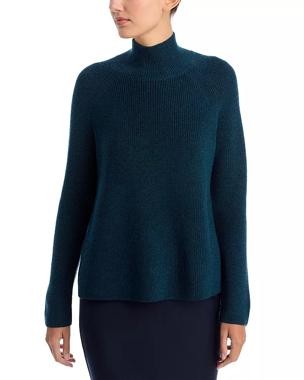 Свитер с высоким воротником из мериносовой шерсти Eileen Fisher, зеленый
Свитер с высоким воротником из мериносовой шерсти Eileen Fisher, зеленый