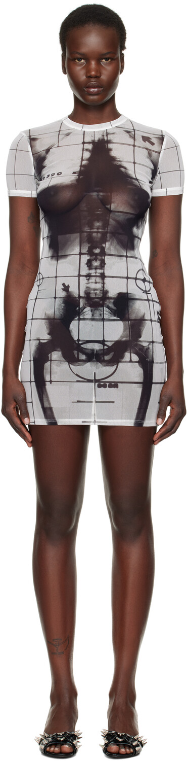 Бело-черное мини-платье «The queletor» Jean Paul Gaultier
Бело-черное мини-платье «The queletor» Jean Paul Gaultier