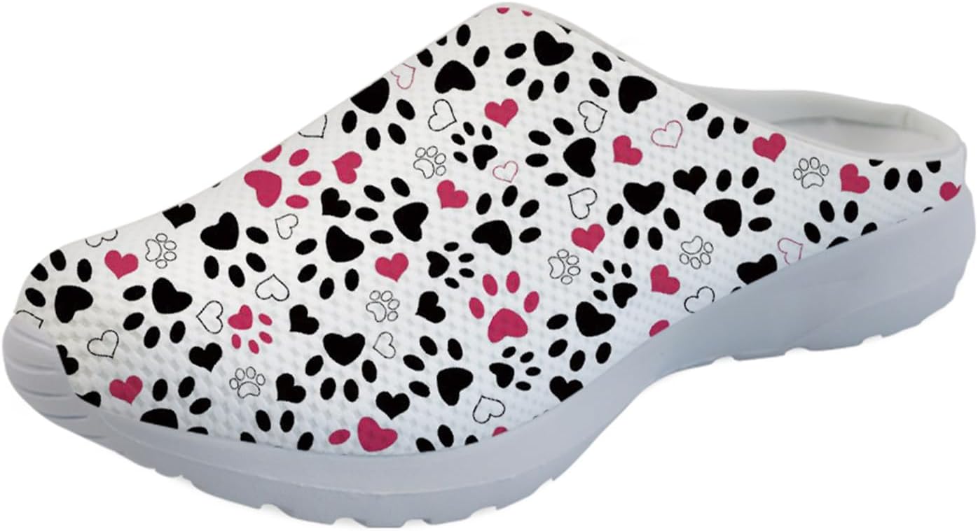 Садовые сабо Forchrinse с милым принтом лапок собак, нескользящие обувь для шеф-поваров, медсестер и врачей, сандалии для мужчин и женщин, черный/красный
Садовые сабо Forchrinse с милым принтом лапок собак, нескользящие обувь для шеф-поваров, медсестер и врачей, сандалии для мужчин и женщин, черный/красный