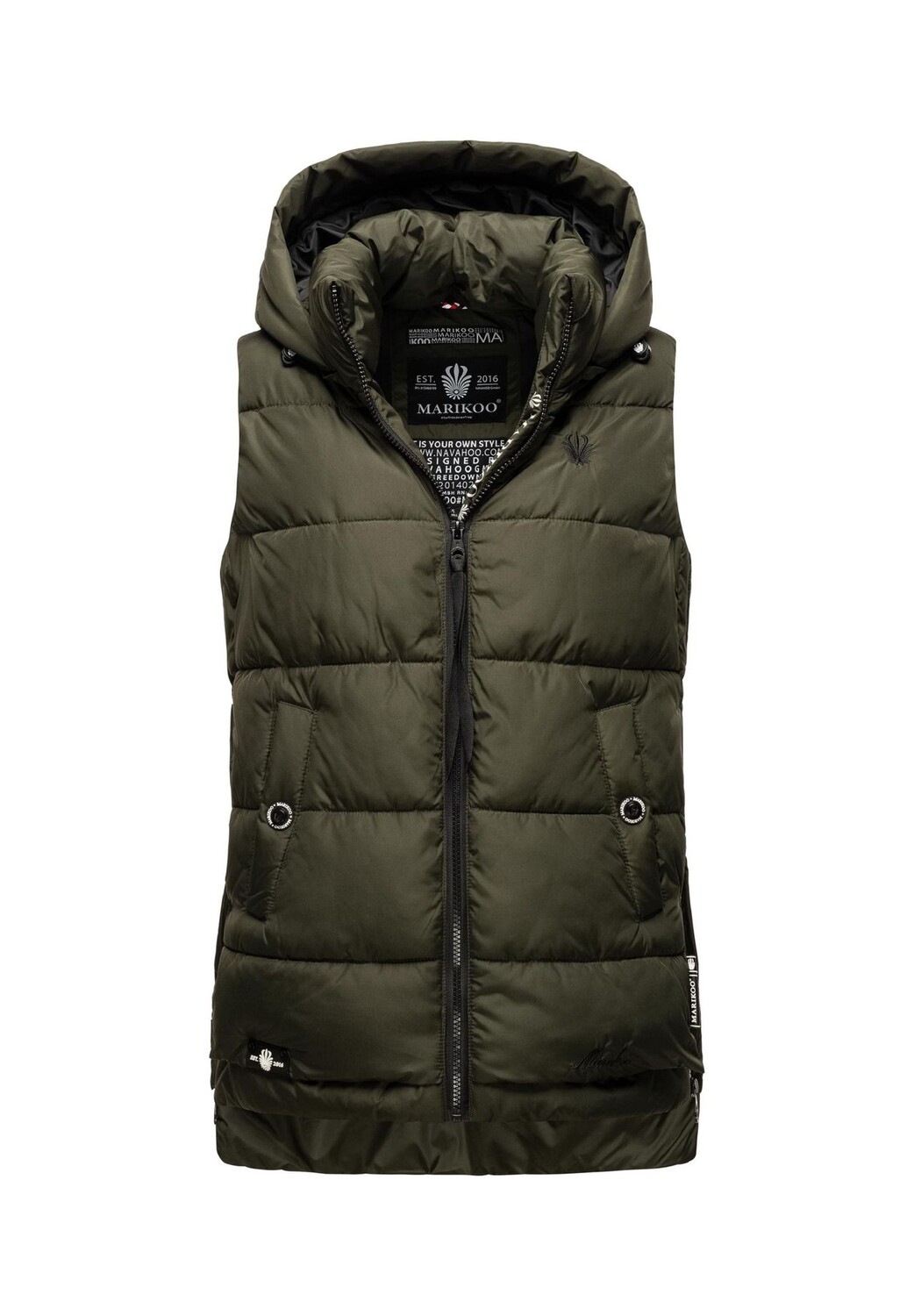 Стеганый жилет Заринаа MARIKOO, оливковый
Стеганый жилет Заринаа MARIKOO, оливковый