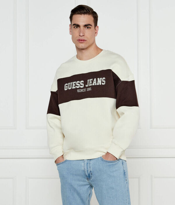 Толстовка Guess Jeans Horizon, экрю
Толстовка Guess Jeans Horizon, экрю