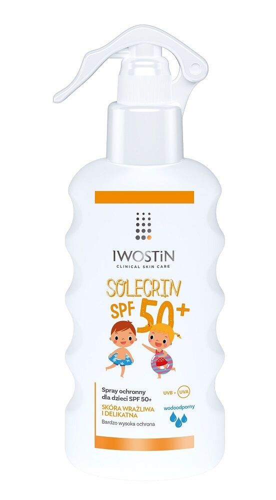Iwostin Solecrin SPF50+ защитный спрей для детей, 175 ml
Iwostin Solecrin SPF50+ защитный спрей для детей, 175 ml