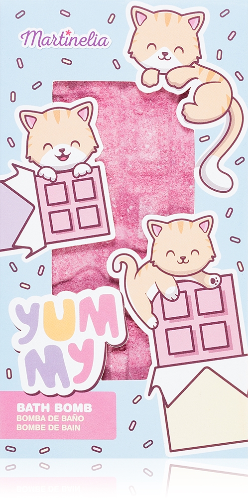 Вкусная бомбочка для ванны с пеной Martinelia, chocolate 200 гр
Вкусная бомбочка для ванны с пеной Martinelia, chocolate 200 гр