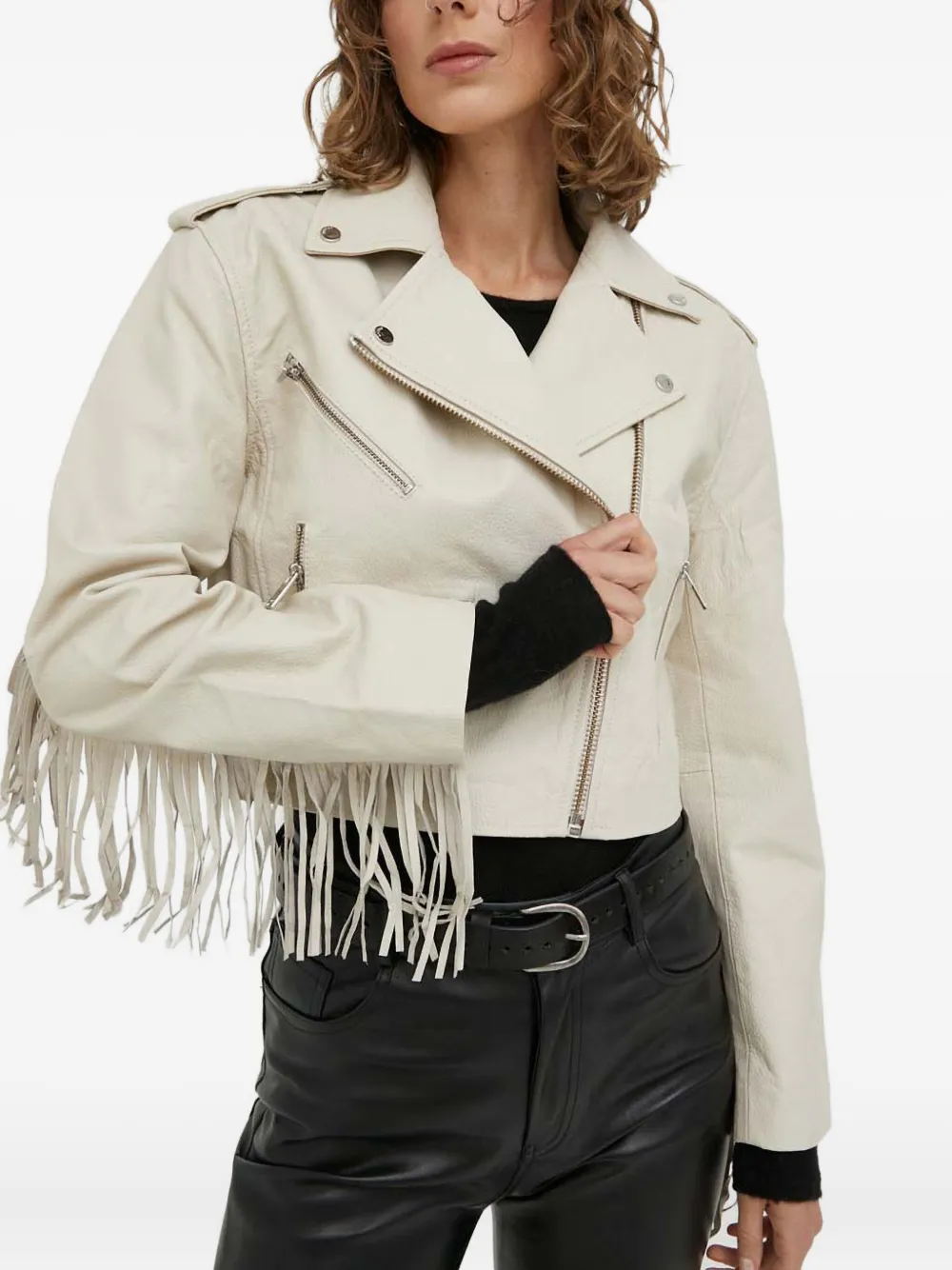 Куртка с молнией и бахромой Day Birger Et Mikkelsen, нейтральный
Куртка с молнией и бахромой Day Birger Et Mikkelsen, нейтральный