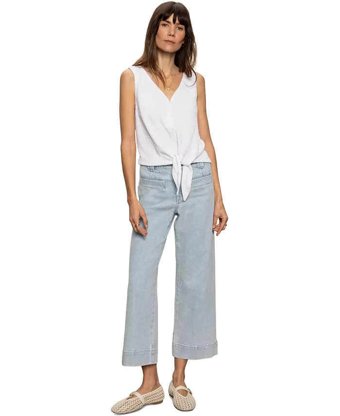 Женский жилет на пуговицах с завязками спереди Vacation Sanctuary, белый
Женский жилет на пуговицах с завязками спереди Vacation Sanctuary, белый