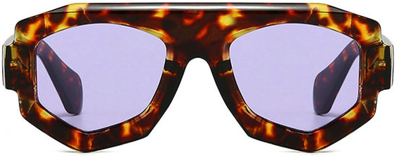 COTIA 2026 Модные солнцезащитные очки неправильной квадратной формы для женщин и мужчин, с многоугольным или шестиугольным дизайном, солнцезащитные очки UV400, Leopard Purple
COTIA 2026 Модные солнцезащитные очки неправильной квадратной формы для женщин и мужчин, с многоугольным или шестиугольным дизайном, солнцезащитные очки UV400, Leopard Purple