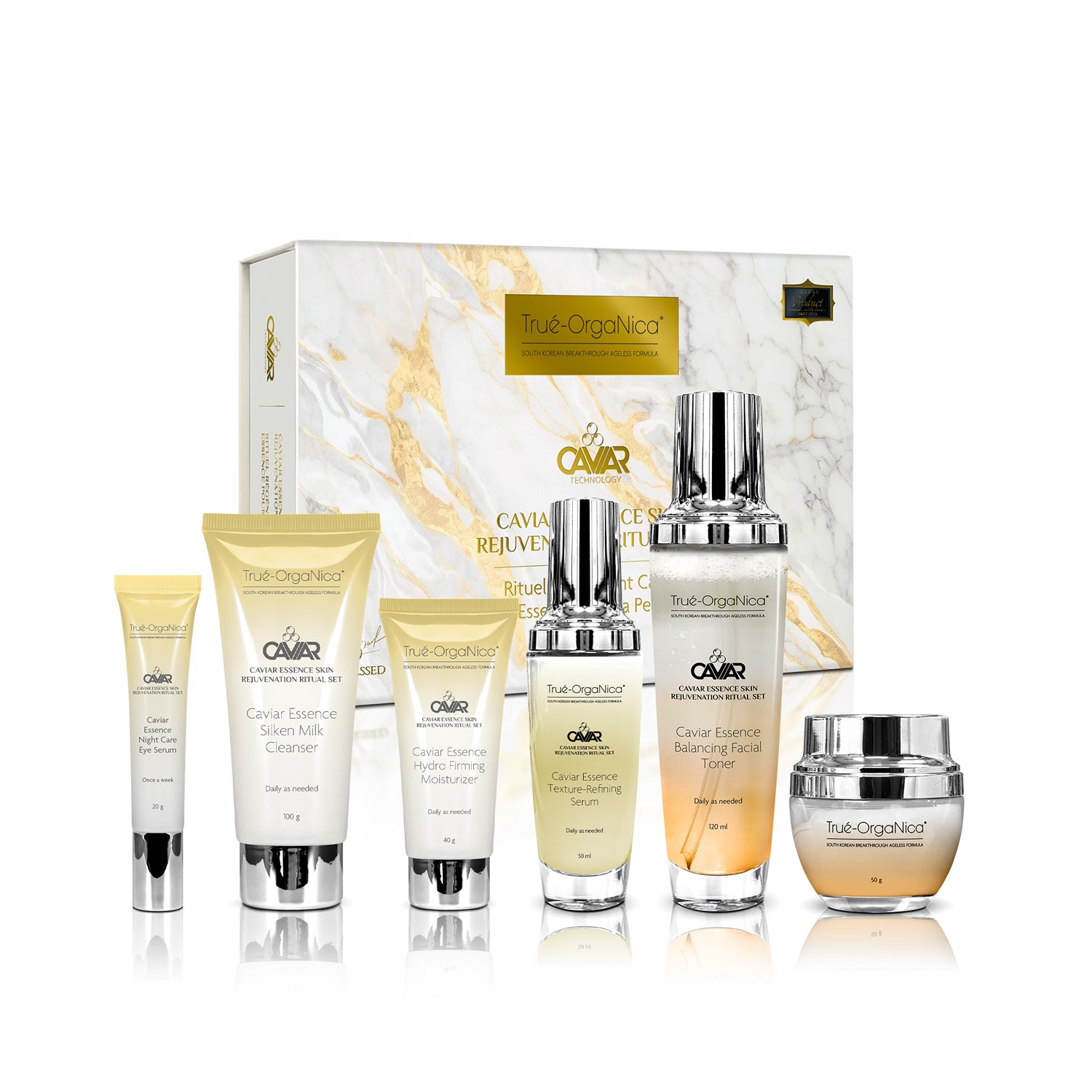 Набор для омоложения кожи с экстрактом икры True Organica, 12.9 Oz
Набор для омоложения кожи с экстрактом икры True Organica, 12.9 Oz