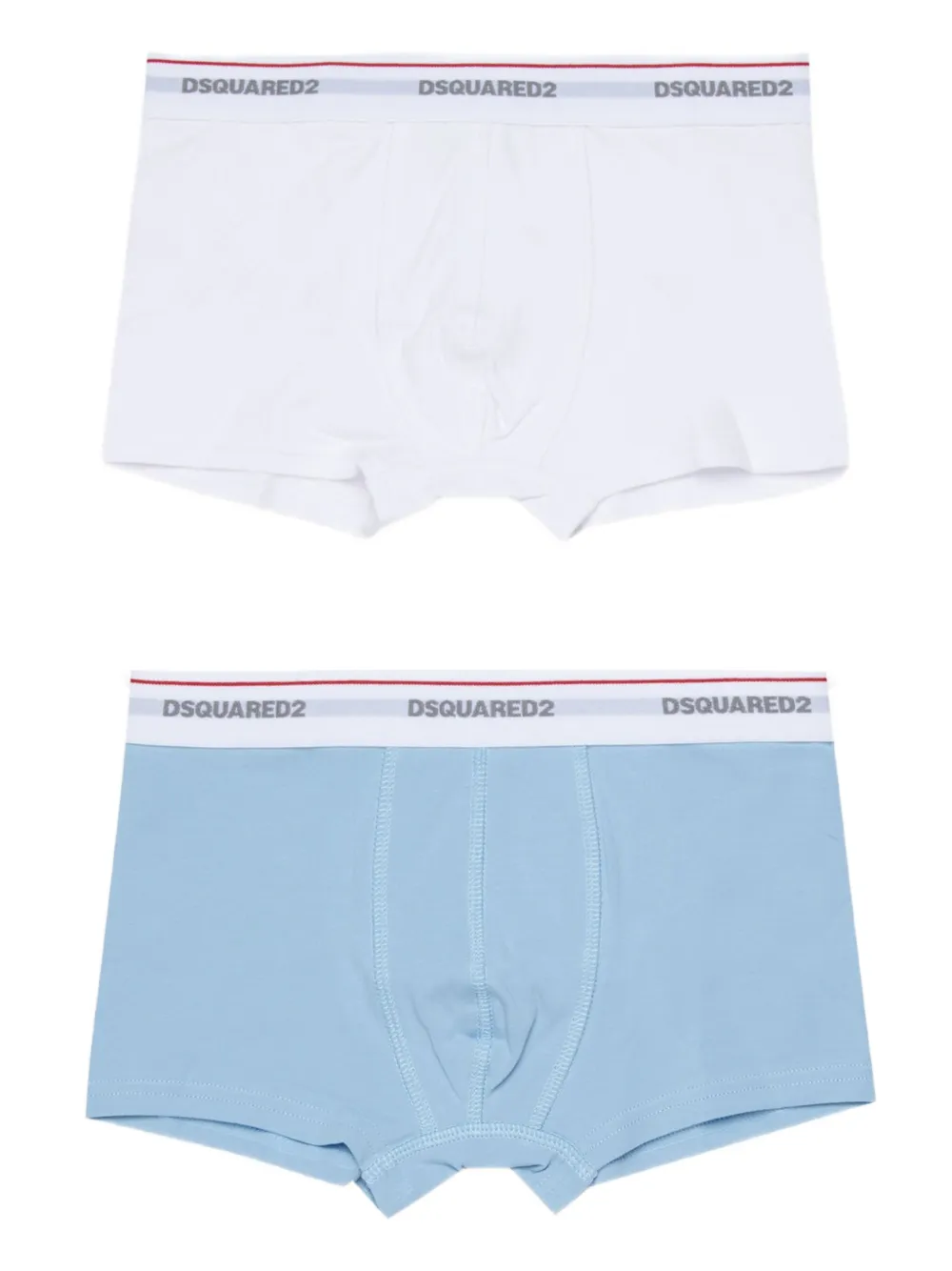 Комплект из двух боксеров с логотипом Dsquared2 Kids, синий
Комплект из двух боксеров с логотипом Dsquared2 Kids, синий