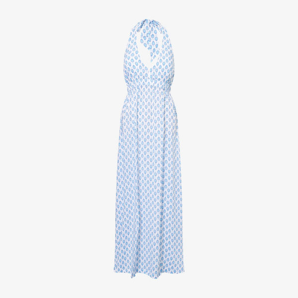 Платье макси с запахом и бретелями-галстуком La Croissette Heidi Klein, цвет prt-prt
Платье макси с запахом и бретелями-галстуком La Croissette Heidi Klein, цвет prt-prt