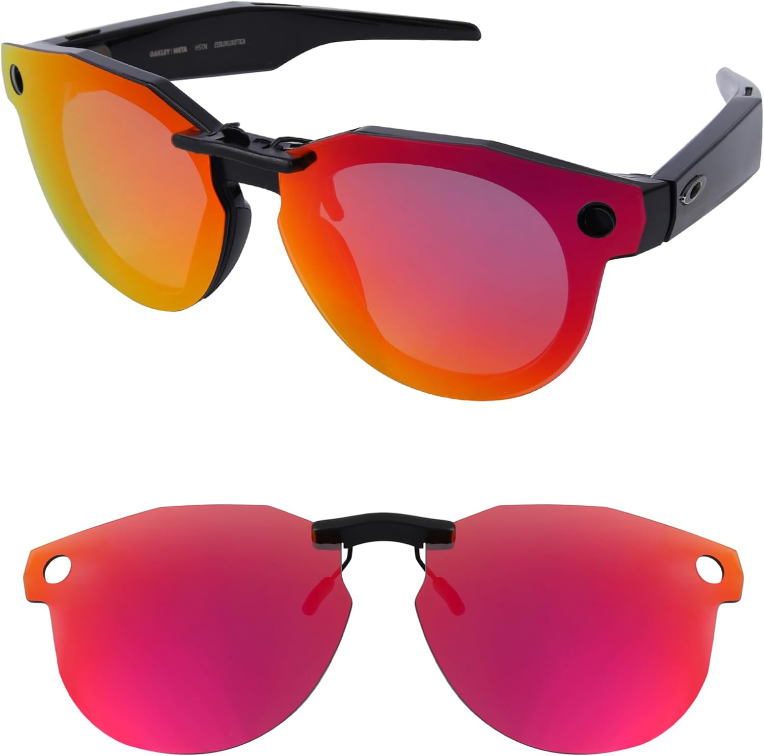 Поляризованные солнцезащитные очки-накладки для Oakley Meta HSTN OW8002 51 мм для мужчин и женщин, защита от УФ-излучения, защита от полуночного солнца HILEEN, Midnight Sun
Поляризованные солнцезащитные очки-накладки для Oakley Meta HSTN OW8002 51 мм для мужчин и женщин, защита от УФ-излучения, защита от полуночного солнца HILEEN, Midnight Sun