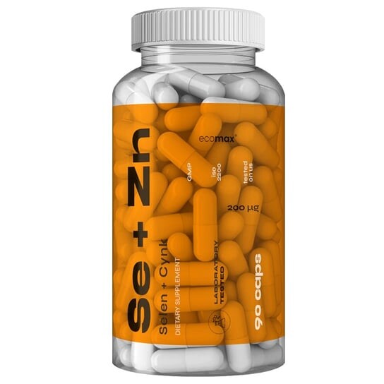 Ecomax, Витамины, селен 200 мкг + цинк, 90 капсул
Ecomax, Витамины, селен 200 мкг + цинк, 90 капсул