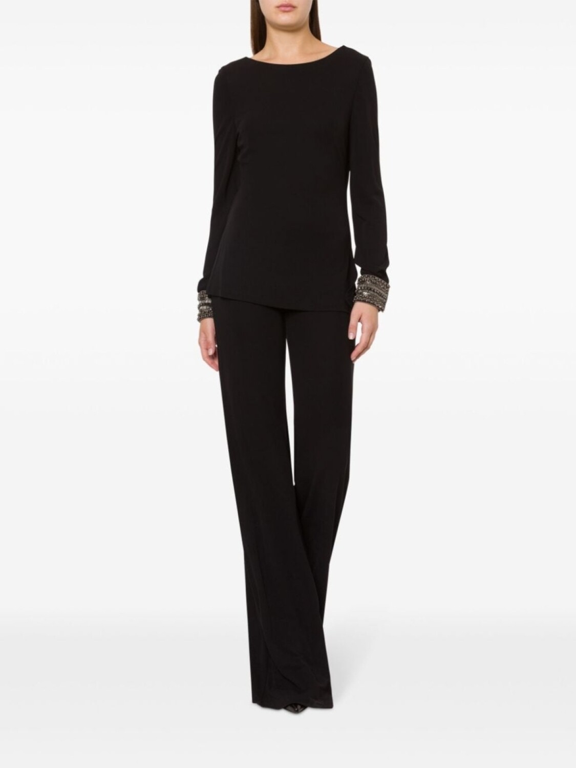 Alberta Ferretti брюки кади широкого кроя, черный
Alberta Ferretti брюки кади широкого кроя, черный