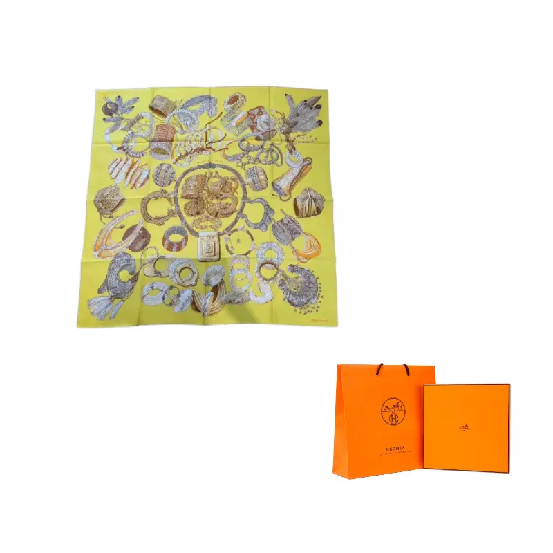 HERMES Шелковый шарф Mulberry Unisex Yellow, Желтый, HERMES Шелковый шарф Mulberry Unisex Yellow
HERMES Шелковый шарф Mulberry Unisex Yellow, Желтый, HERMES Шелковый шарф Mulberry Unisex Yellow