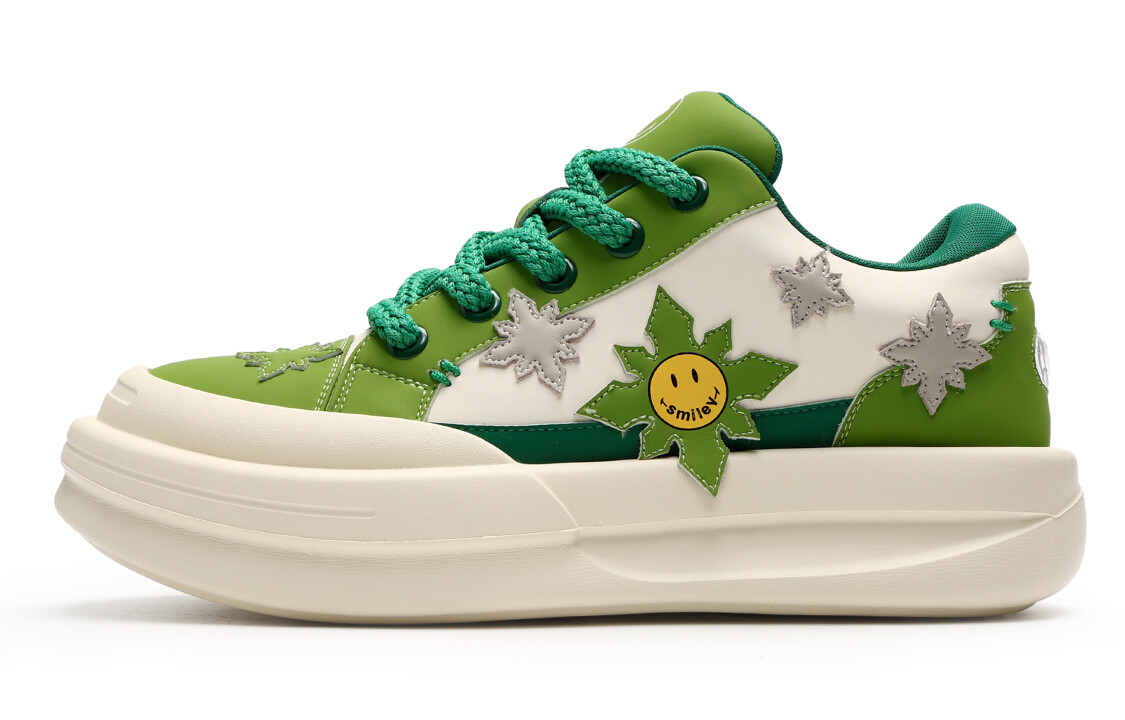 Кеды мужские, обувь для скейтбординга низкая Smiley, белый/черный
Кеды мужские, обувь для скейтбординга низкая Smiley, белый/черный