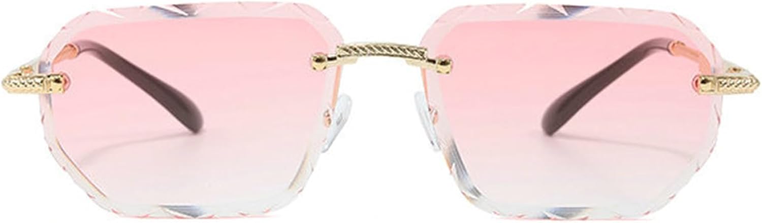 Солнцезащитные очки Willochra без оправы с алмазной огранкой, винтажные квадратные солнцезащитные очки с градиентным переходом цвета, мужские и женские, металлические, модные, в стиле панк, трендовые очки, C6
Солнцезащитные очки Willochra без оправы с алмазной огранкой, винтажные квадратные солнцезащитные очки с градиентным переходом цвета, мужские и женские, металлические, модные, в стиле панк, трендовые очки, C6